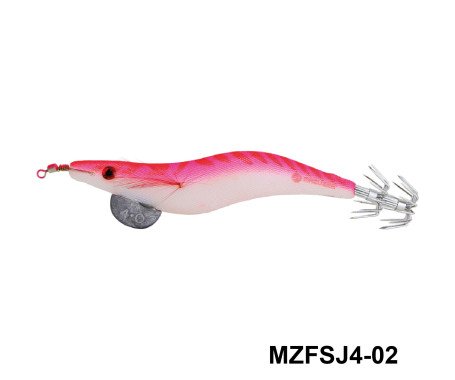 AQUA MARINE - Cloth Squid Jig Lure with Glow (4)